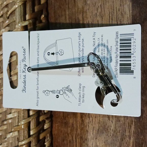 LEOPARD BLING Alexx Finders Key Purse Keychain/Hook for bag, purs… - Picture 3 of 3